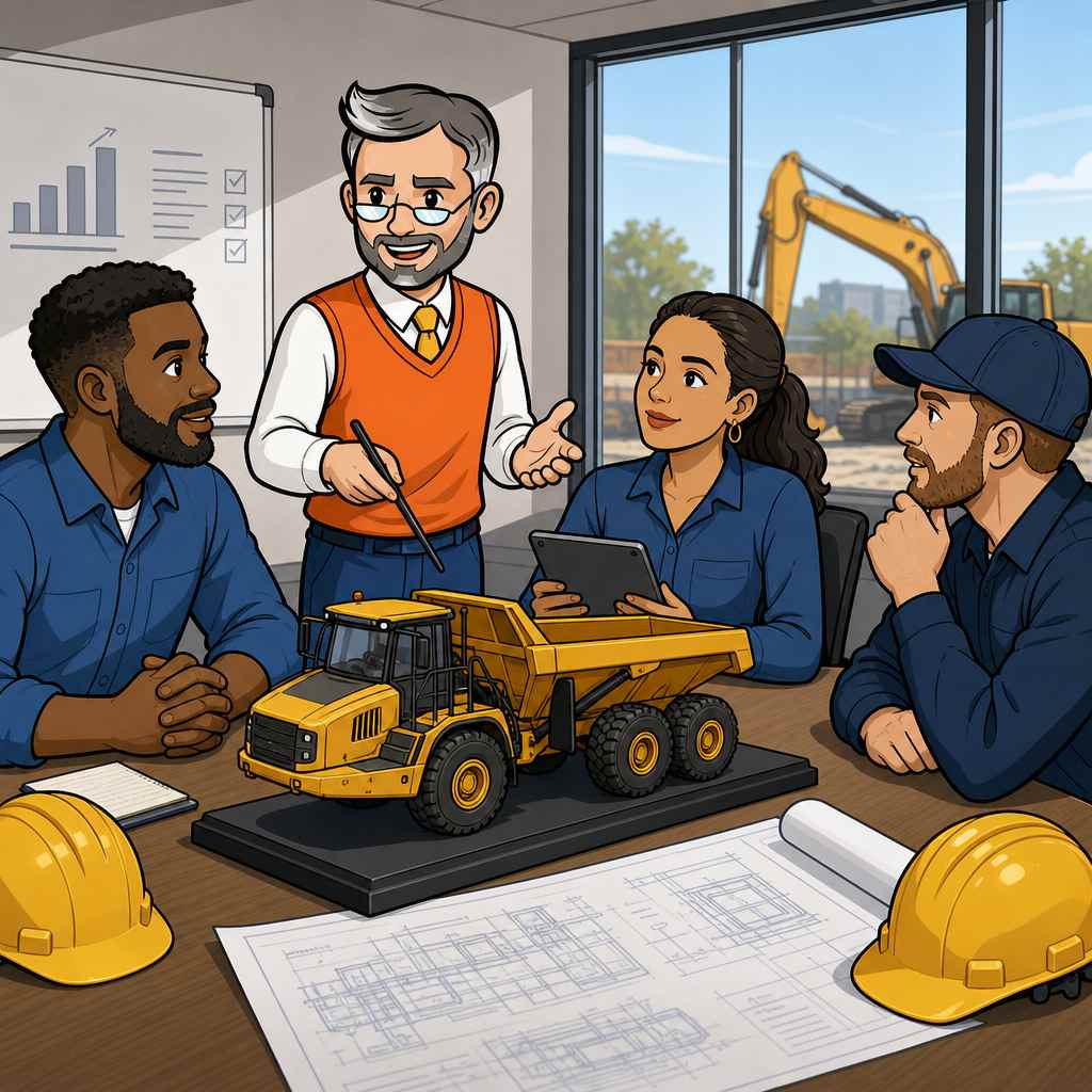 Construction machinery marketing