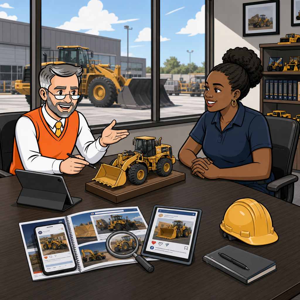 Construction equipment marketing
